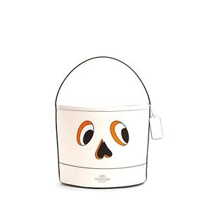 Brand New Coach Halloween Skeleton Treat Bucket bag